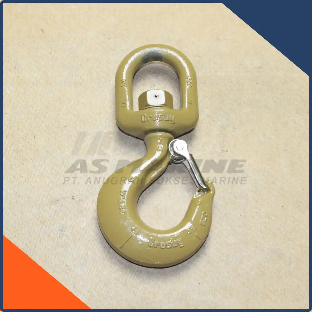 Crosby USA Swivel Hook / Kait / Gancu L322AN Alloy with Latch Kit 5 Ton